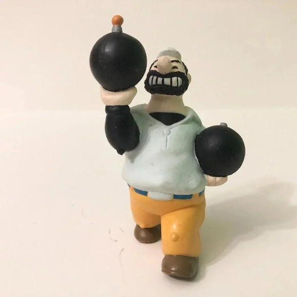 Vtg 1989 Bluto The Terrible Popeye KFS PVC  Figure - Picture 8 of 9